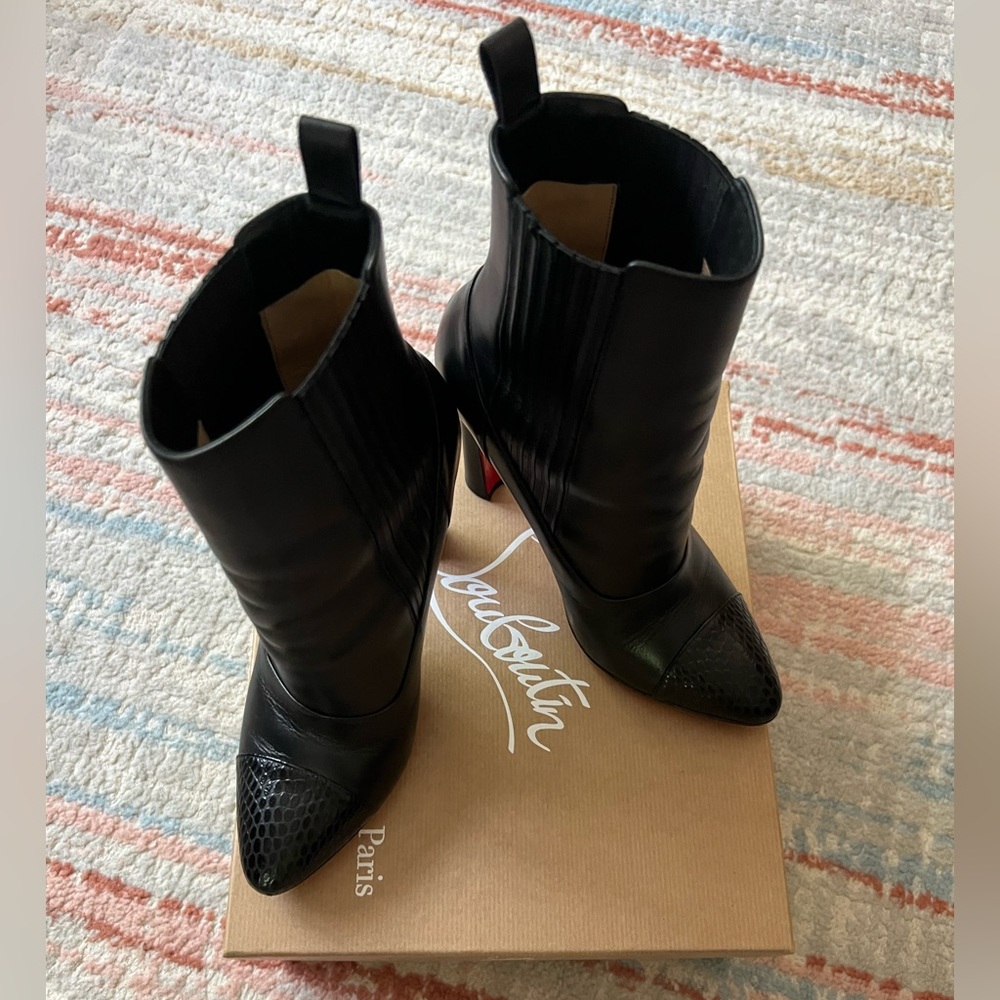 Christian Louboutin black bootie